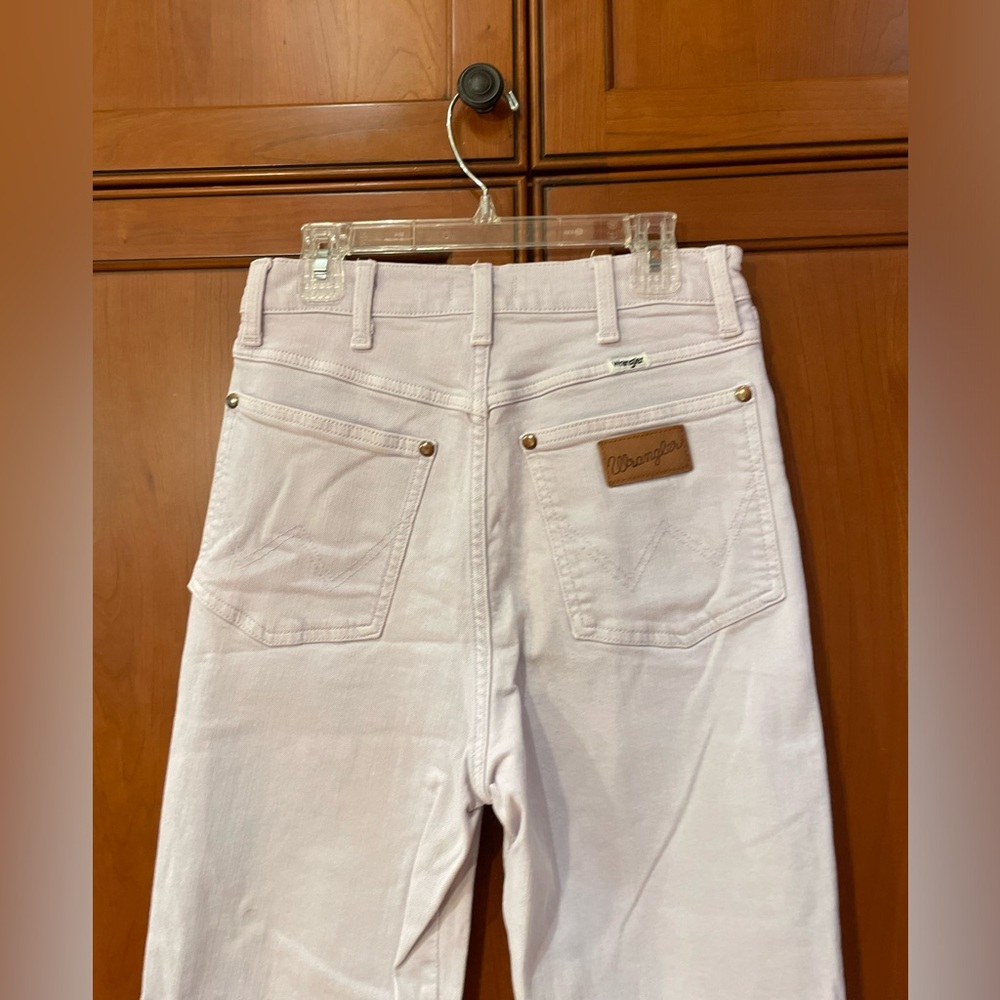 VINTAGE Wrangler Light Purple/Lilac Bootcut Jeans - Picture 9 of 16